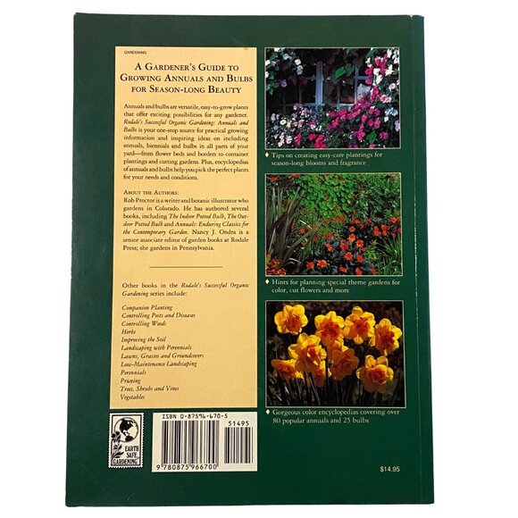 Flower Gardening Book Lot of 4 Roses African Violets Annuals Bulbs Houseplants - Picture 2 of 8